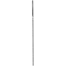 Ouch! By Shots Stainless Steel Ribbed Dilator - 0.2 / 6 mm