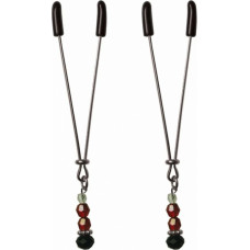 Sex&Mischief S&M - Ruby Black Nipple Clips