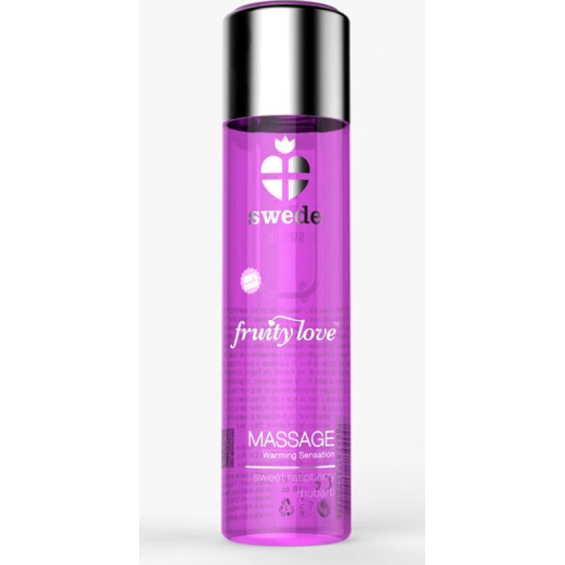 Swede - Fruity Love Massage Sweet Raspberry Rabarber 60 ml