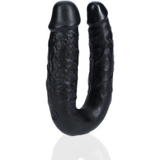 Realrock By Shots U formas dubultā dildo 5 / 12,7 cm - melna