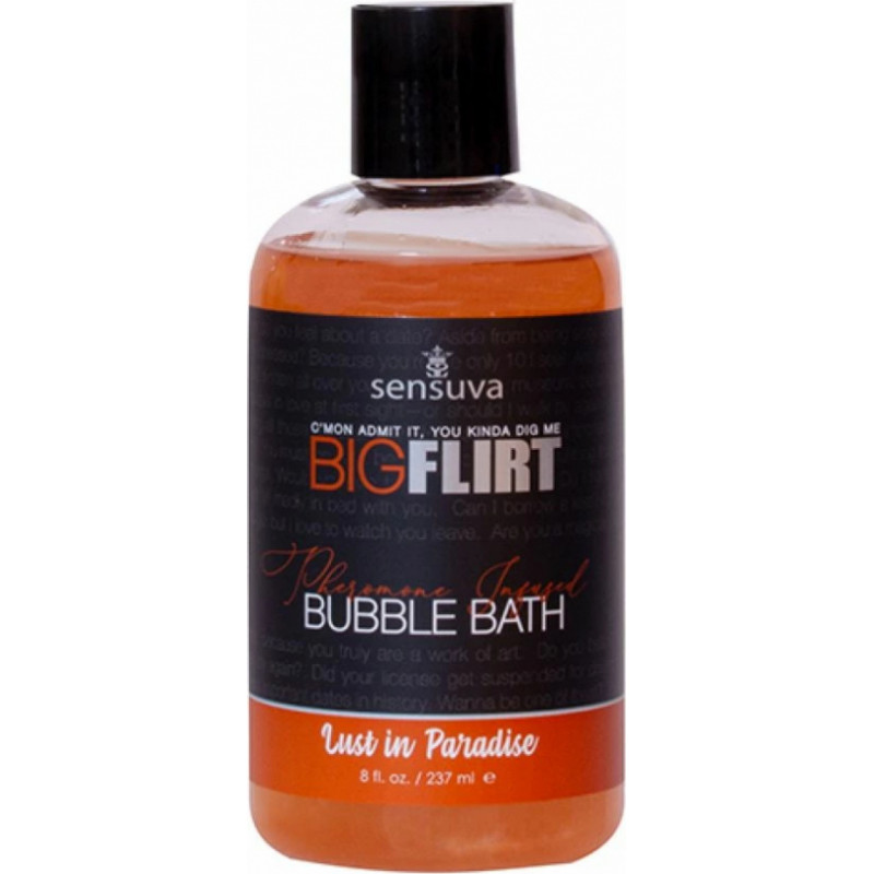 Sensuva - Big Flirt Pheromone Bubble Bath Lust in Paradise 237 ml