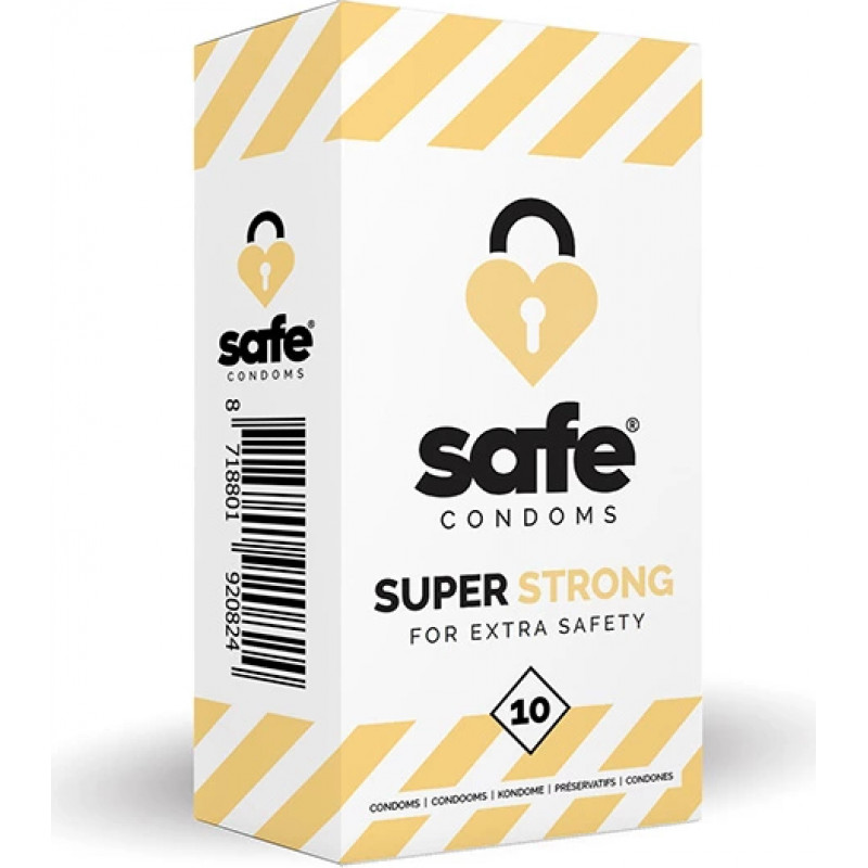 Safe - Super Strong Prezervatīvi 10 gab