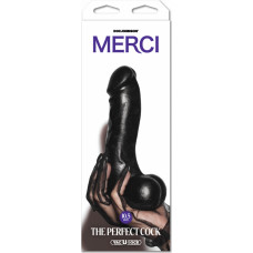 Doc Johnson The Perfect Cock - 10,5 / 25 cm - melns