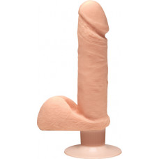 Doc Johnson Perfect D - Realistic ULTRASKYN Dildo with Balls - 7 / 18 cm