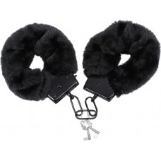 Doc Johnson Fluff Cuffs - Black