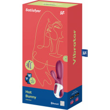 Satisfyer Hot Bunny - согревающий вибратор-кролик - Berry