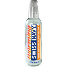 Swiss Navy Premium - Waterbased Warming Lubricant - 4 fl oz / 118 ml