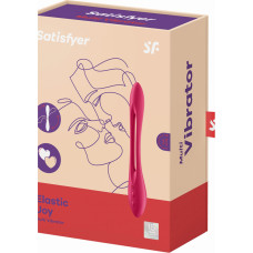 Satisfyer Elastic Joy - Saliekams Daudzfunkcionāls Masieris - Sarkans