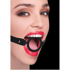 Ouch! By Shots Silicone Ring Gag with Leather Straps