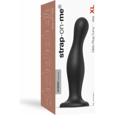 Strap-On-Me DILDO PLUG CURVY BLACK - XL