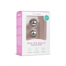 Easytoys Kulki-Silver ben wa balls - 19mm