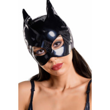 Glossy , Wetlook Cat Mask ANN - black OneSize