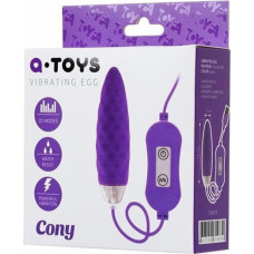 A-Toys , Vibro egg 'Cony', with control panel, silicone, violet