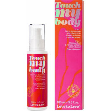 Love To Love TOUCH MY BODY - MASSAGE & LUBRICANT -CHERRY BLOSSOM 100ML / 3.3FL.OZ.