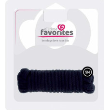 Dream Toys ALL TIME FAVORITES LOVE ROPE - 5M BLACK