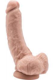 Toyjoy Dildo 8 inch with Balls Light skin tone