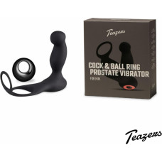 Teazers Cock & Ball Ring Prostate Vibrator with Remote Control