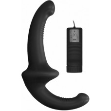 Ouch! By Shots Vibrating Silicone Strapless Strap-On