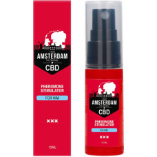 Pharmquests By Shots Original CBD Amsterdam Pheromone Stimulator for Him - 0.5 fl oz / 15 ml