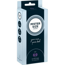 Mister Size Pure Feel - Prezervatīvi 69 mm - 10 Iepak