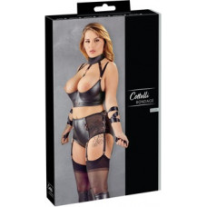 Orion 2221225 Shelf Bra Set Bondage - black (95E/2XL)