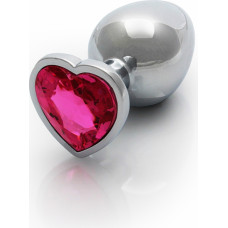 Ouch! By Shots Heart Gem Butt Plug - Large