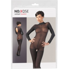 Orion Catsuit mit Spitzenkragen - black (S/M)