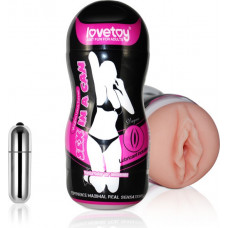 Lovetoy Sex In A Can -Vibrating Vagina Tunnel