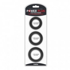 Lovetoy Power Plus Soft Silicone Snug Ring Black Black