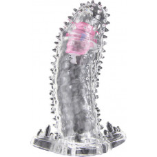 Lybaile Penis sleeve, on-contact vibrator on the top