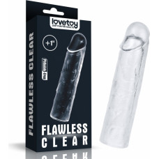 Lovetoy Add 1''Flawless Clear  Penis Sleeve Clear