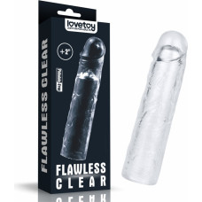 Lovetoy Add 2''Flawless Clear  Penis Sleeve Clear