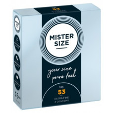 Mister Size 53mm pack of 3