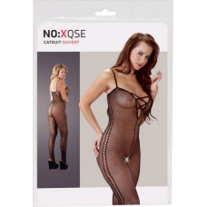 No:xqse Tīkls Catsuit melns S/M izmērs