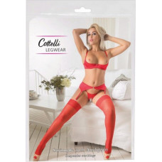 Cottelli Legwear Zeķes sarkanas 2