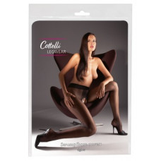 Cottelli Legwear Juodos pėdkelnės be tarpkojų 2