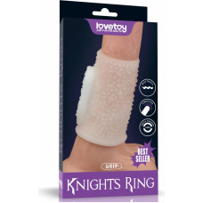 Lovetoy Vibrating Spiral Knights Ring (White) II