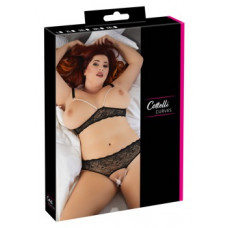 Cottelli Curves Pērļu komplekts melns 2XL