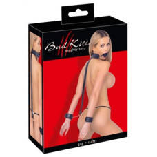 Bad Kitty Ball Gag+Cuffs roze