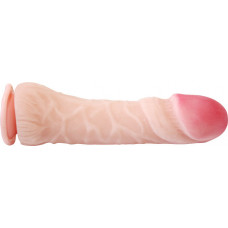 Lybaile Solid penis dong, suction cup, TPR, Flesh, 6x24 cm