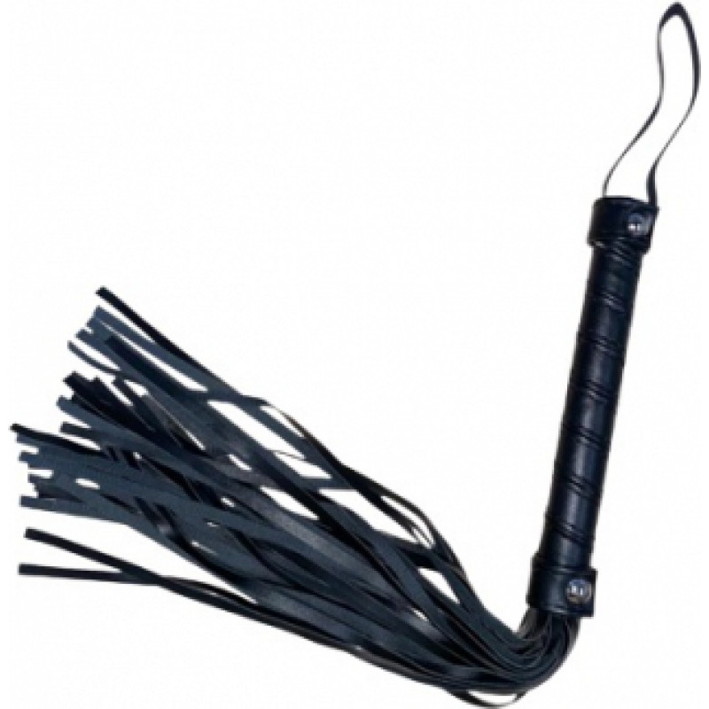 STD Fetish Play Whip Black 41 cm