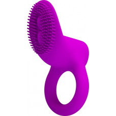 Lybaile Cock ring, with on-contact vibrator, COBRA Purple