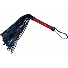 STD Metāla kniedes Whip Black/Red 40 cm Fetish Love