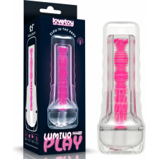 Lovetoy 8.5'' LUMINO PLAY MASTURBATOR - PINK GLOW