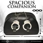 Cuffed Travel Bag with Handcuff Handles - Black Foto 11
