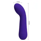 PRETTY LOVE Faun vibratorius – 14 cm (5.5″) – violetinis — Nuotrauka 10