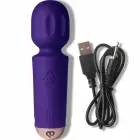 Rocks-Off mini uzlādējams wand masāžas vibrators 11.5 cm (4.5″) – violets — Foto 4