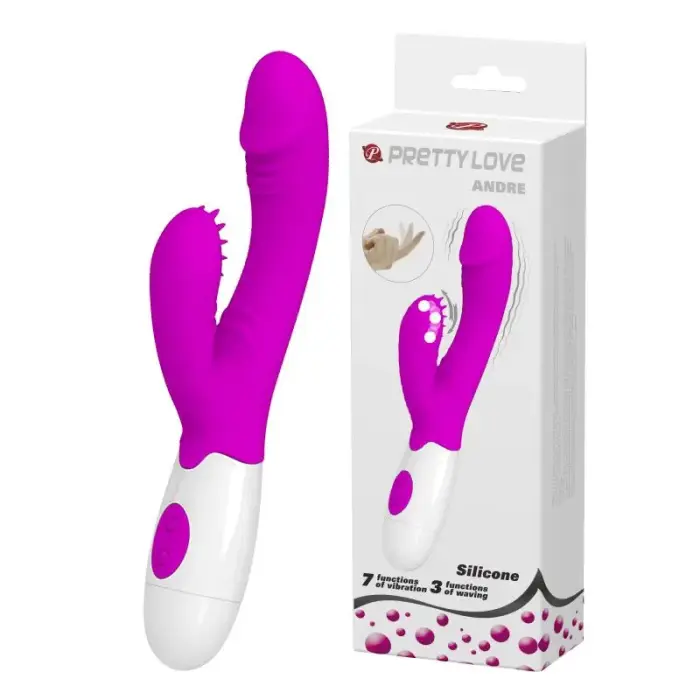 PRETTY LOVE Andre вибратор с 7 функциями – 20 cm – фиолетовый