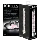 Icicles No. 7 Klaasist dildo – 17.8 cm (7″) – Läbipaistev — Foto 7