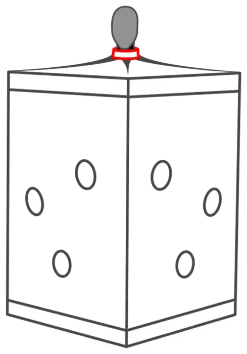 Secret Dome Scandale BDSM rotaļu kaste – melna un sarkana Foto 11